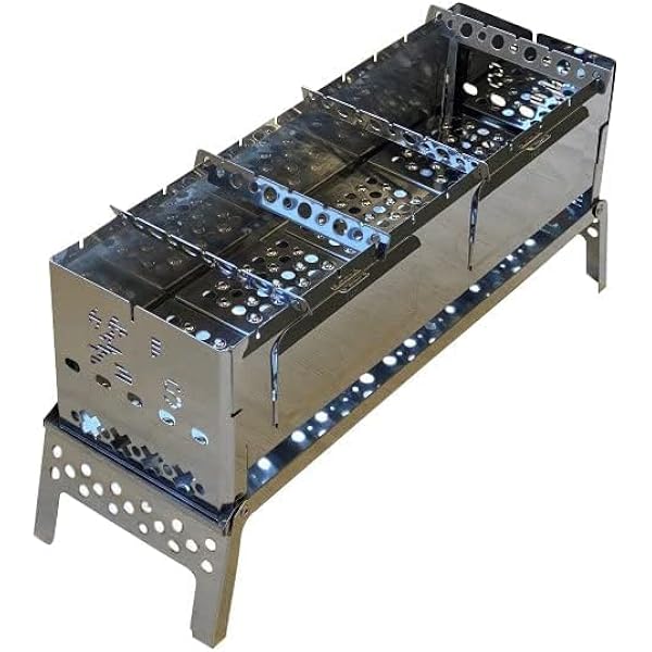 Amazon.co.jp: 笑's コンパクト焚き火グリル 「B-GO」 グリルプレート3